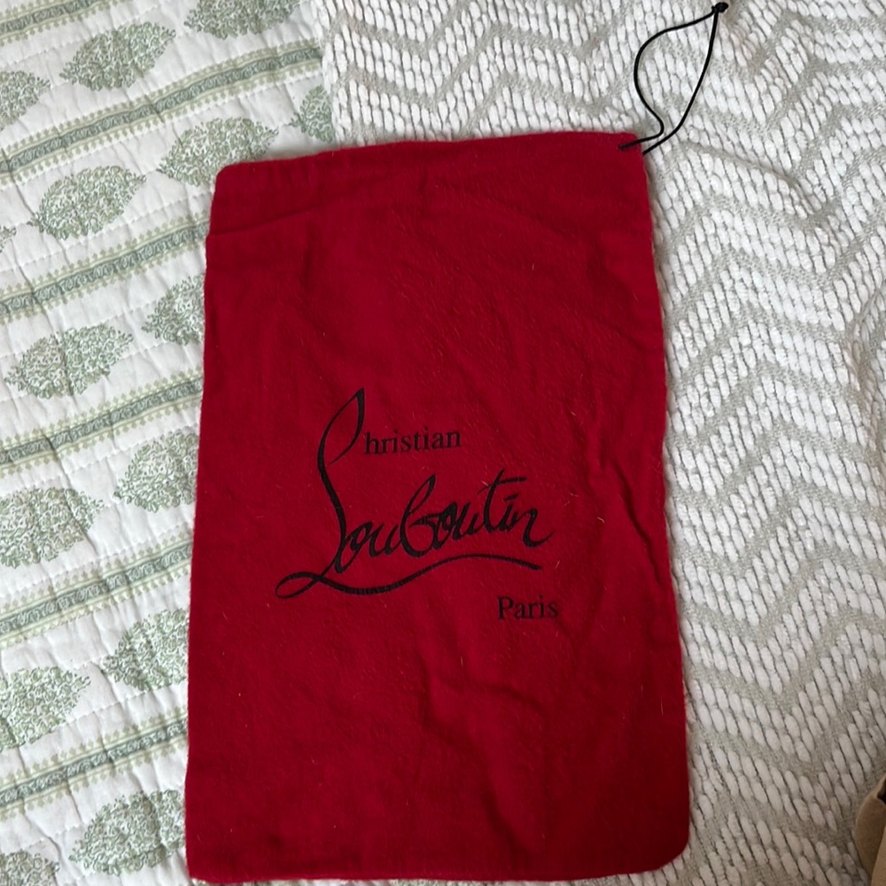 Christian Lou Boutin shoe bag